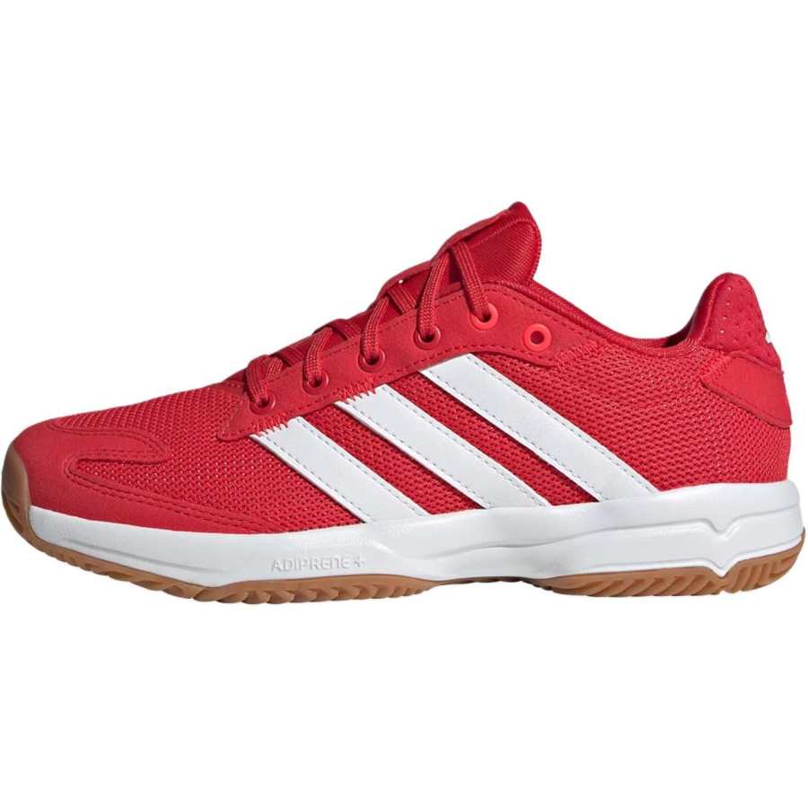 Adidas Adidas STABIL INDOOR Slip Resistant Abrasion Resistant Low top Kids' Training Shoes Red/White Kids'