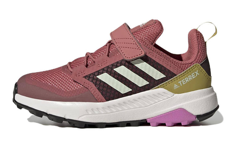 Adidas Adidas Terrex Trailmaker Hiking K Slip Resistant Abrasion Resistant Low top Kids' Outdoor Shoes Brick Red Kids'
