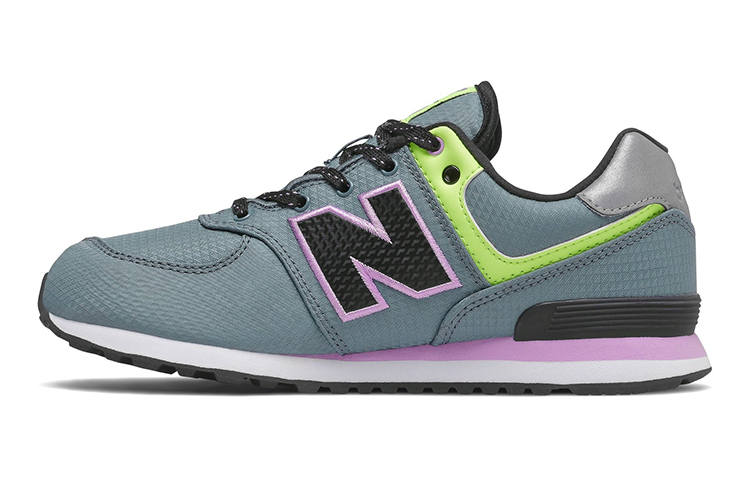 New Balance New Balance NB 574 Comfortable Low top Kids' Running Shoes Blue Black Teenagers