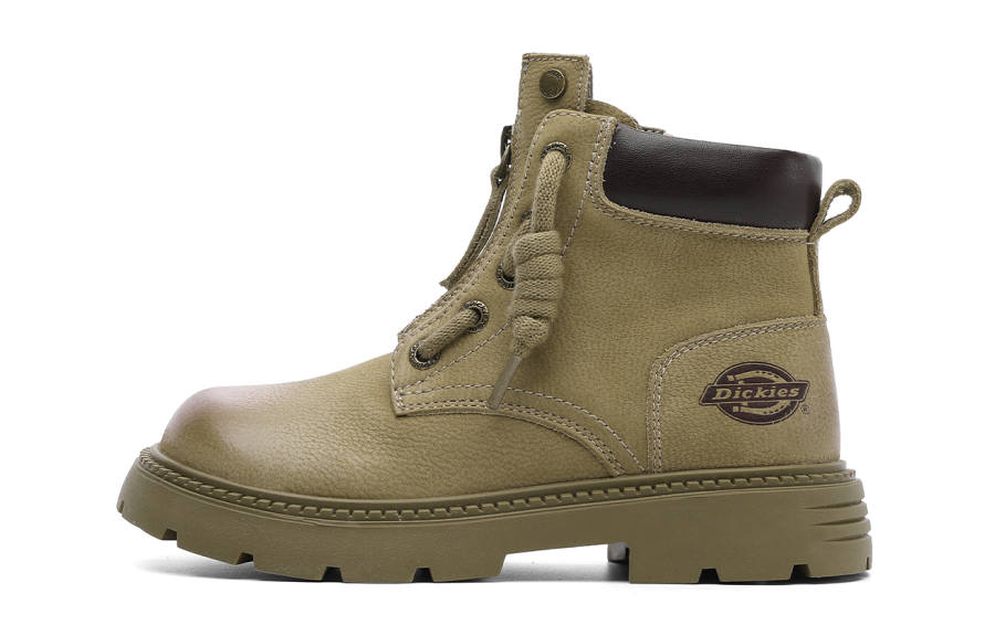 Dickies Slip Resistant Anti Kick Cushioning Abrasion Resistant Height Increasing Support High top Boots Khaki Kids'