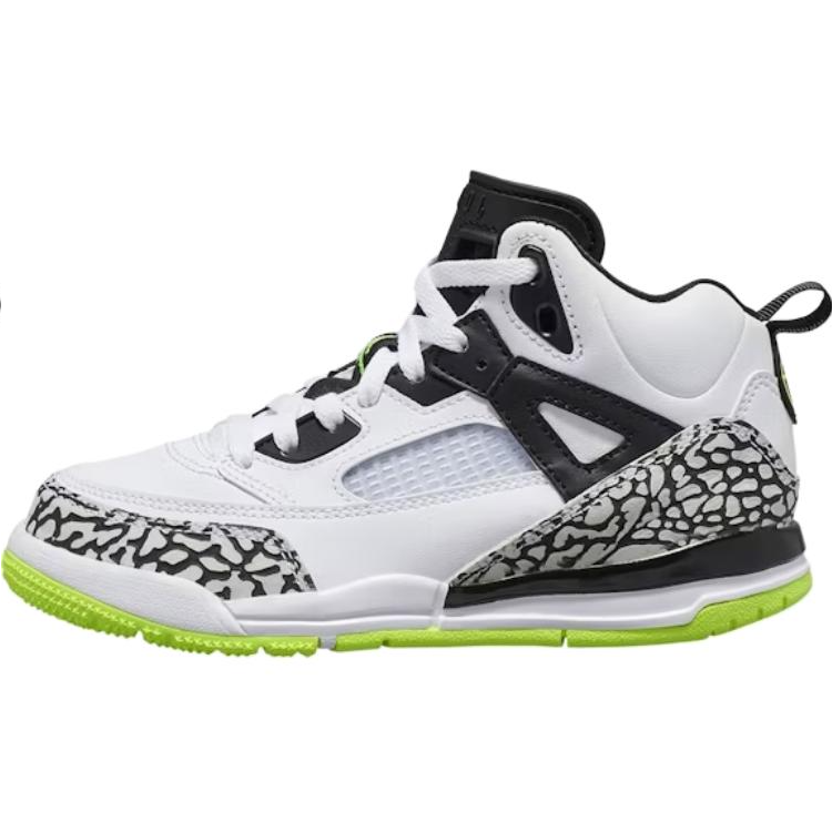 Jordan Jordan Spizike Abrasion Resistant Mid top Kids Lifestyle Shoes White Children Aged 3 7 Years Old