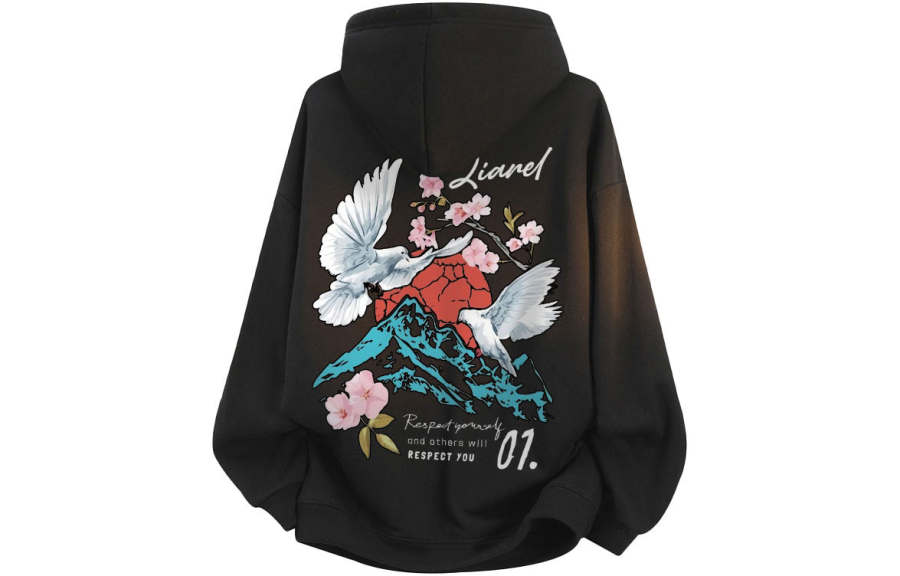 ZIAREL Sweatshirts Unisex Hooded Moderate Heavyweight