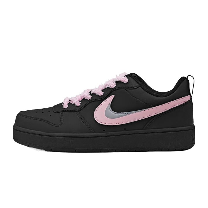 Nike Nike Court Borough 2 Clear Jasmine Synthetic Leather Slip Resistant Lightweight Cushioning Low top