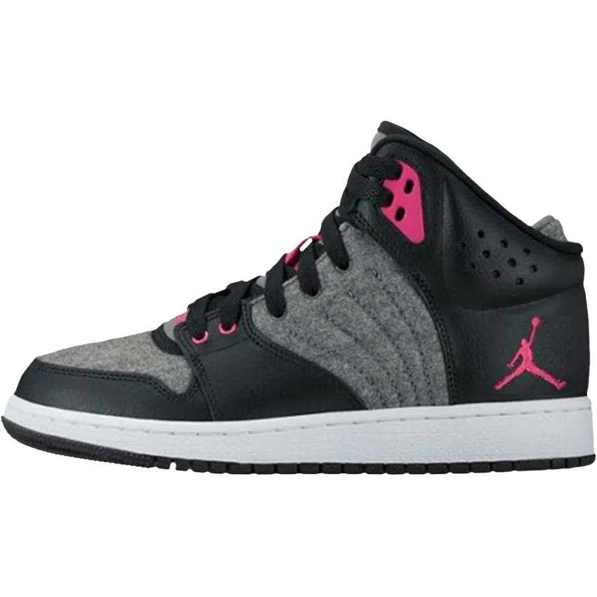 Jordan Jordan 1 High top Children's Basketball Shoes Black Kids'