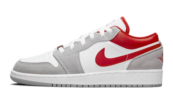 Jordan Jordan 1 Low SE Smoke Grey Gym Red GS
