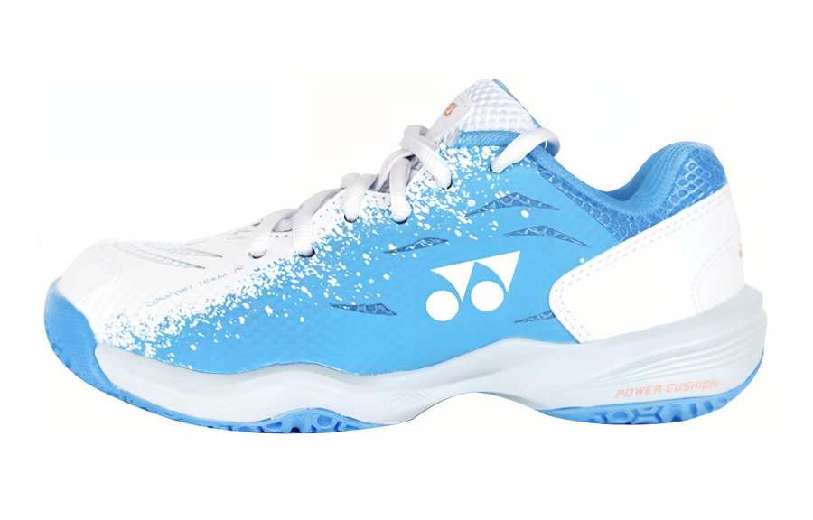 YONEX Power Cushion Ink Splatter Low top Kids' Training Shoes White Sky Blue Kids'