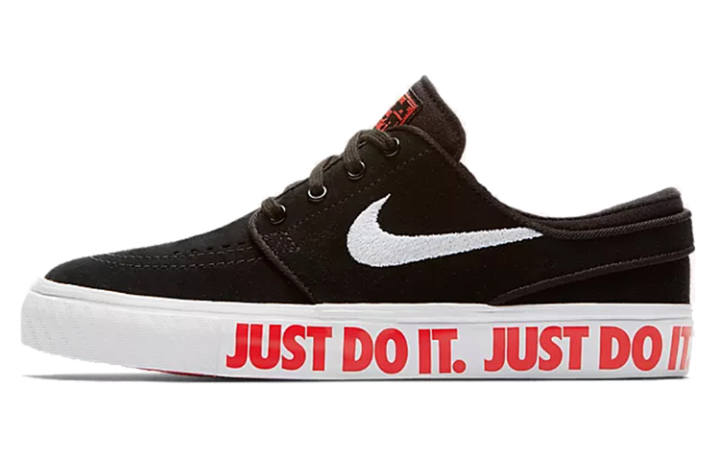 Nike Nike SB Stefan Janoski Low top Skateboard Shoes Black White Unisex