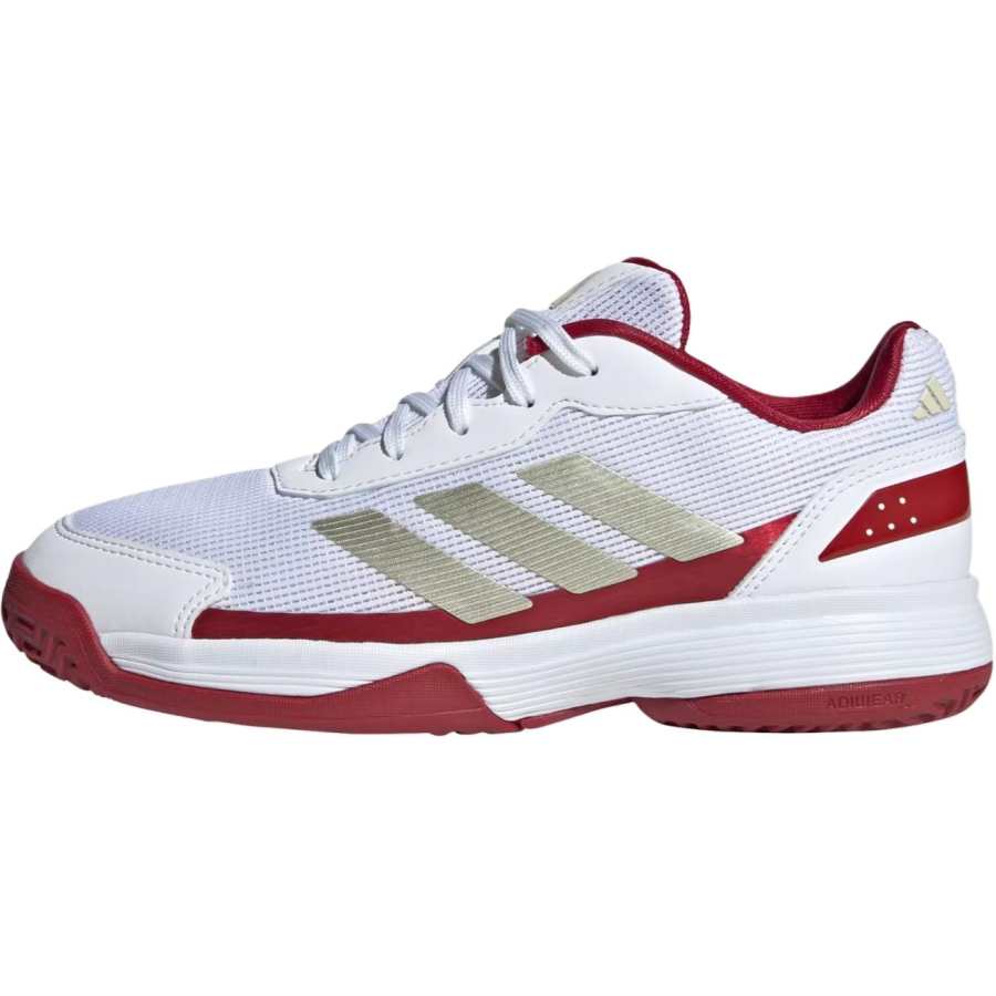 Adidas Adidas Crazyquick Padel Breathable Low top Training Shoes White Red Kids'