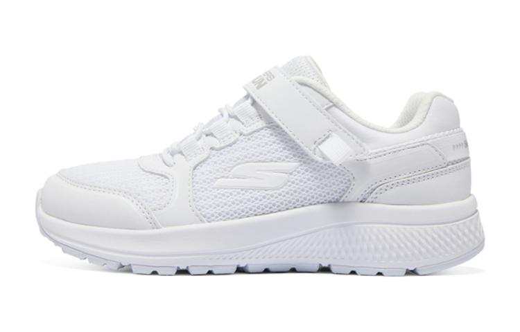 Skechers Kids Abrasion Resistant Breathable Abrasion Resistant Breathable Low top Kids' Running Shoes White Kids'