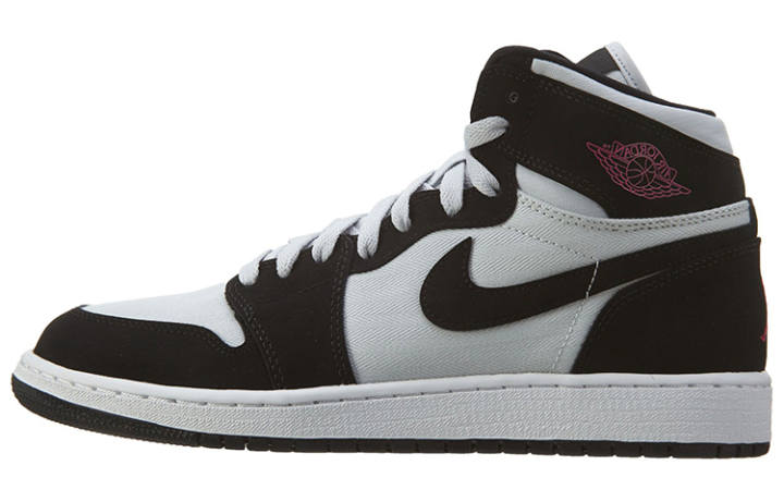 Jordan Jordan 1 Retro High GS Pure Platinum Black Pink