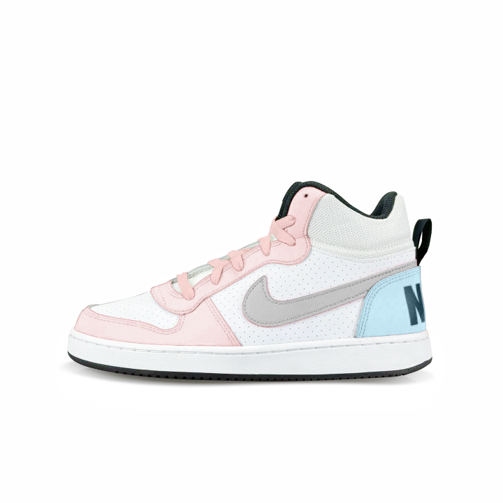 Nike Nike Court Borough Blueberry Cherries Synthetic Leather Slip Resistant Cushioning Breathable Abrasion Resistant