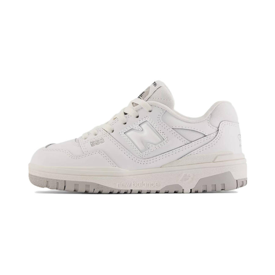 New Balance New Balance NB 550 Low top Kids' Skateboarding Shoes White Gray Children Aged 3 7 Years Old