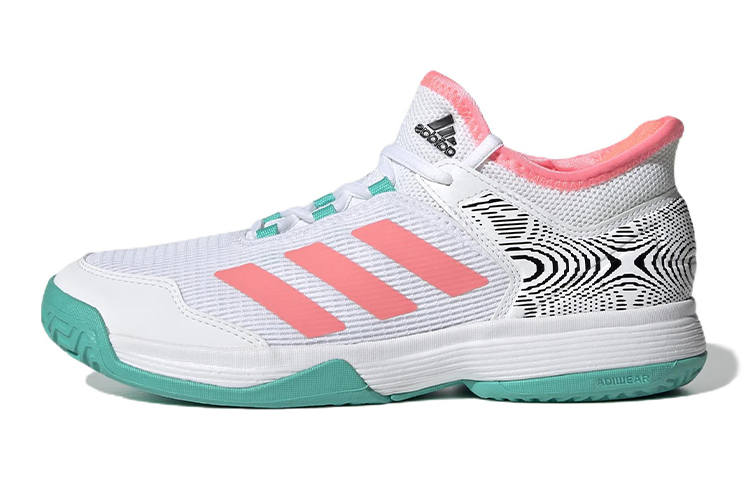 Adidas Adidas Ubersonic 4 Adizero K Slip Resistant Abrasion Resistant Tennis Shoes White Kids'