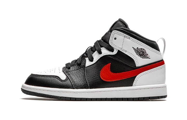 Jordan Jordan 1 Mid White Black Chile Red PS