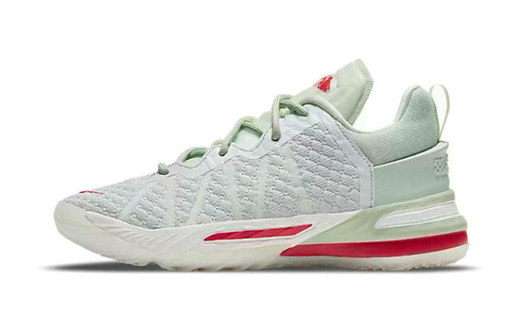 Nike Nike Lebron 18 NRG Cushioning Low top Children's Basketball Shoes Light Green Kids'