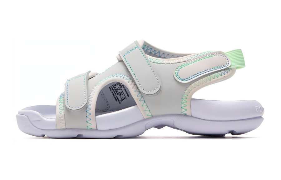 Nike Nike Sunray Adjust 6 Slip Resistant Cushioning Breathable Children's Sandals Green Gray White Kids'