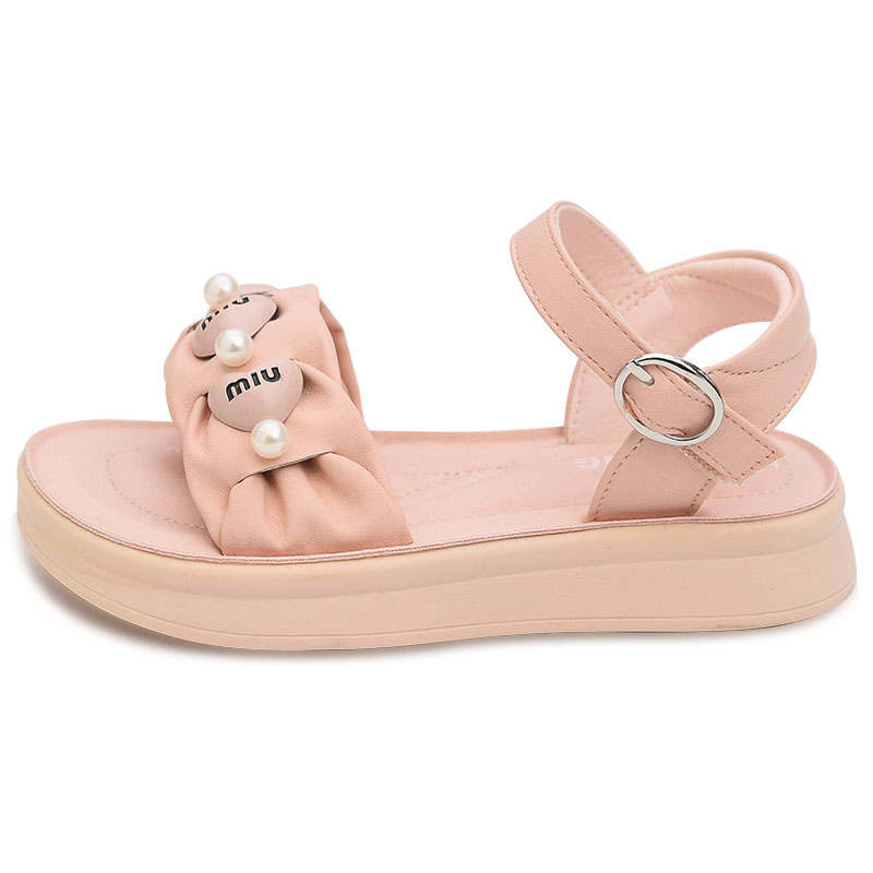 BODING BODING Microfiber Leather Slip Resistant Cushioning Slip Resistant Cushioning Children's Sandals Kids'