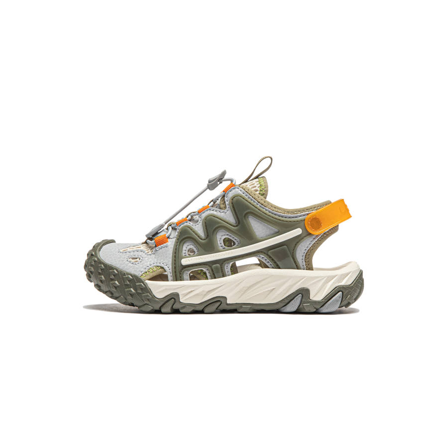 Li-Ning YOUNG Li Ning YOUNG Fashion Slip Resistant Cushioning Abrasion Resistant Rebound Children's Sandals Green Kids'