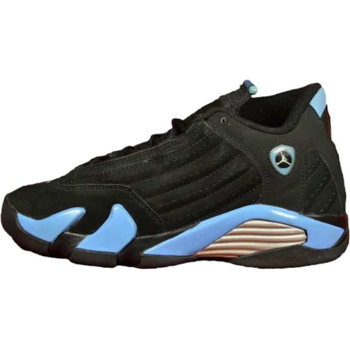 Jordan Jordan Air Jordan 14 Mid top Basketball Shoes Black Blue Unisex