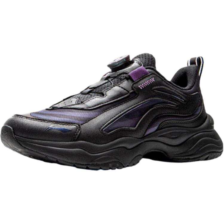 Li-Ning YOUNG Li Ning YOUNG Sports Life Collection Slip Resistant Abrasion Resistant Low top Running Shoes Black Kids'