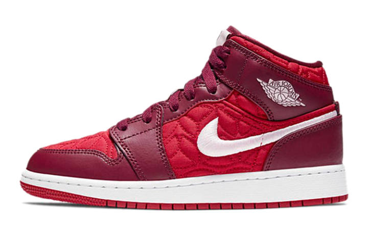 Jordan Jordan 1 Mid SE Red Quilt GS