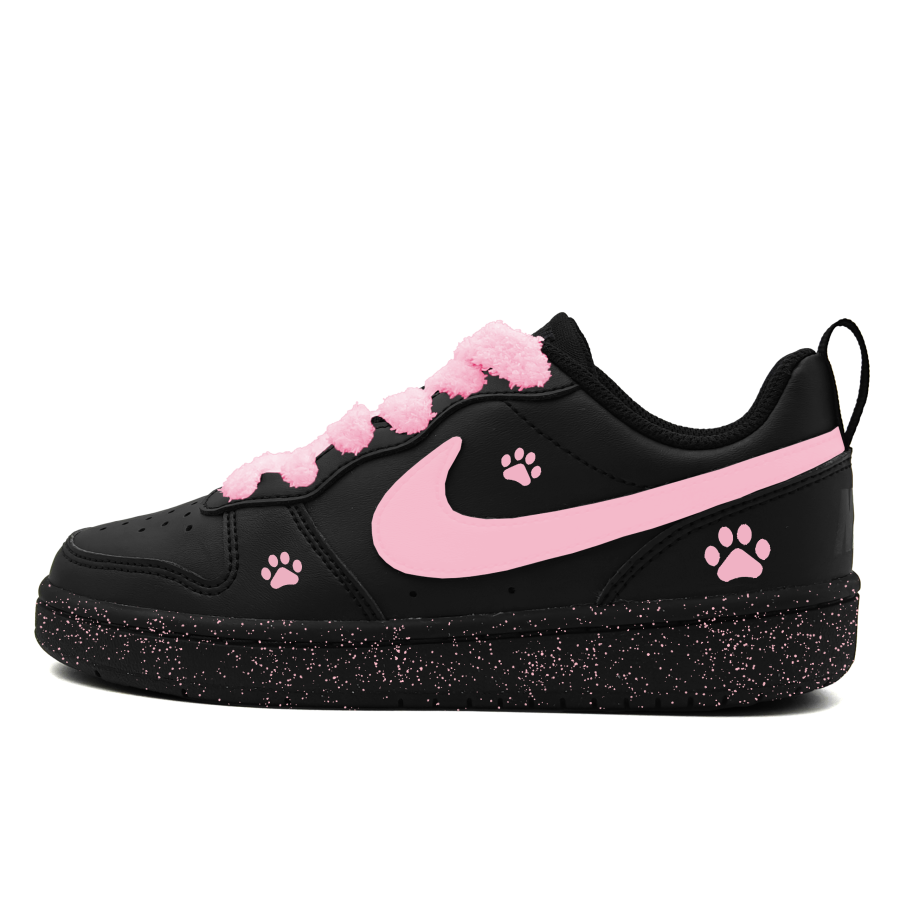 Nike Nike Court Borough Starry Sky Paw Prints Leather Abrasion Resistant Slip Resistant Abrasion Resistant Slip Resistant