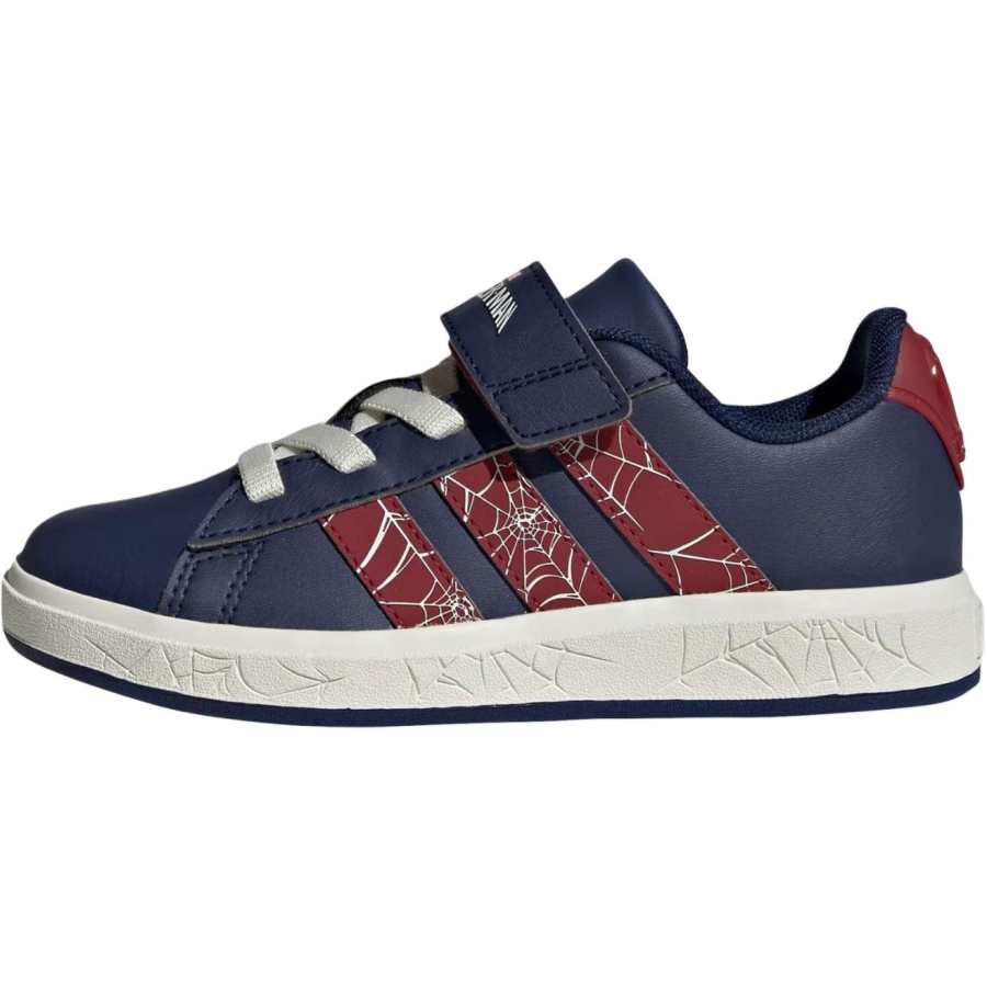 Adidas MARVEL x Adidas GRAND COURT Low top Skateboard Shoes Dark Blue Kids'