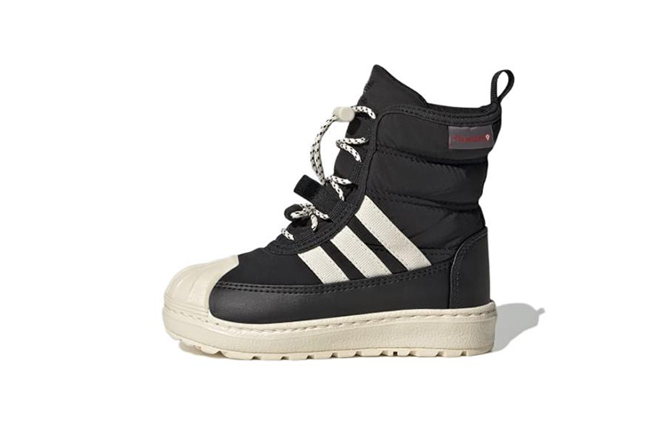 Adidas Originals Superstar Collection 360 2.0 High top Toddler Shoes Black White Infant And Toddler