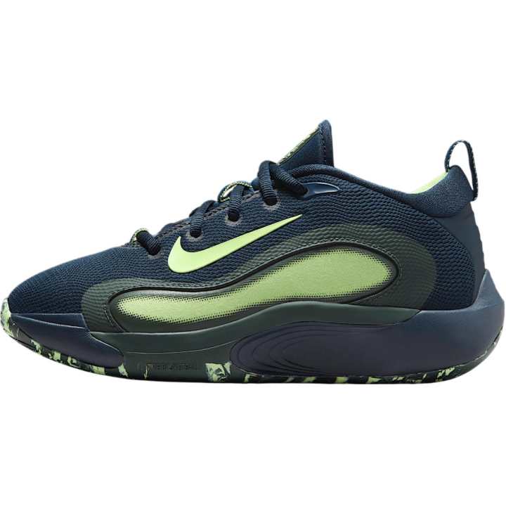 Nike Nike ISOFLY Low top Basketball Shoes Marine Blue/Vintage Green Unisex