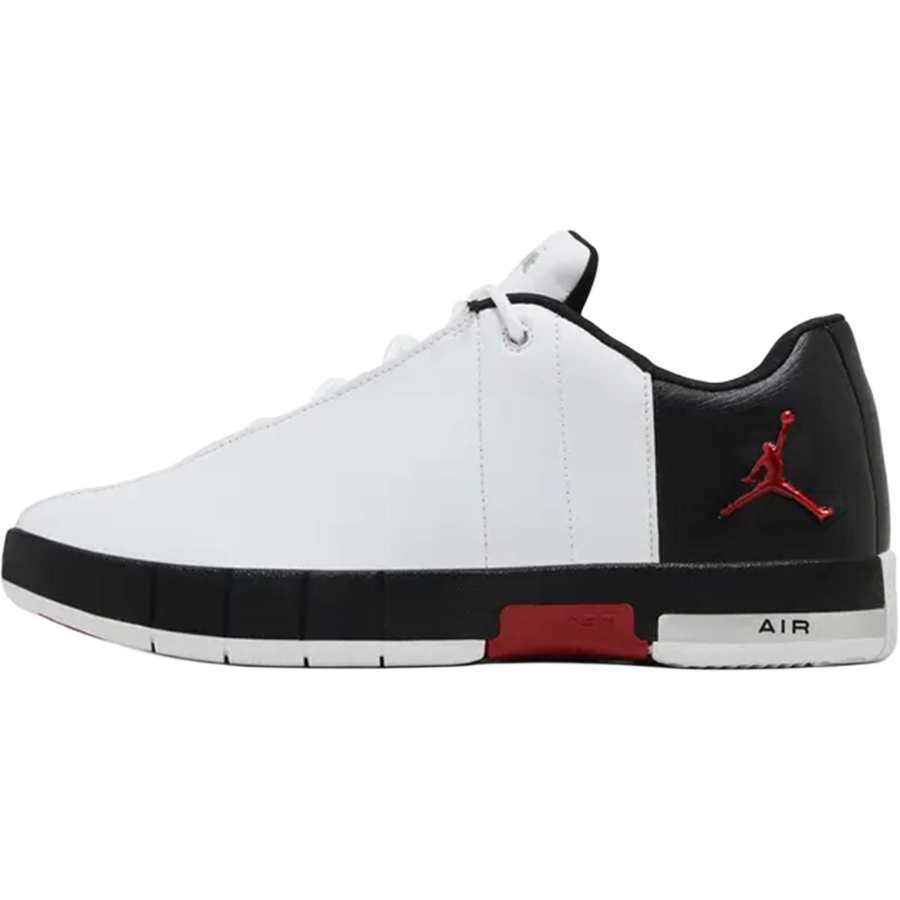 Jordan Jordan Leather Low top Children's Basketball Shoes White Teenagers
