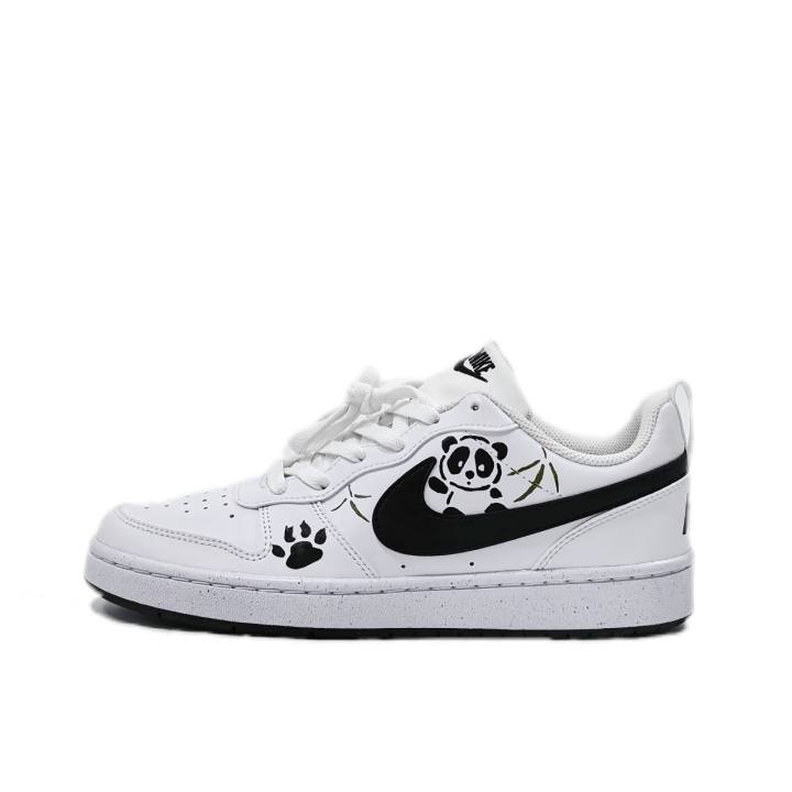 Nike Nike Court Borough Dream Workshop Panda Stepping Bamboo Low top Kids' Skateboarding Shoes White Unisex