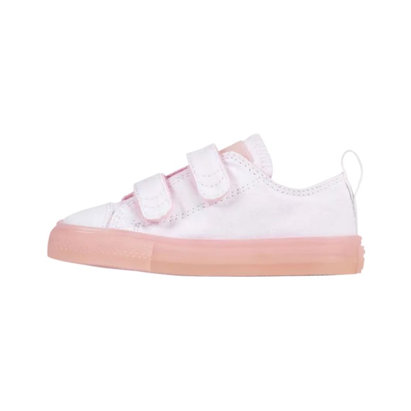 Converse All Star 2V Abrasion Resistant Abrasion Resistant Low top Toddler Shoes White/Cherry Blossom Pink