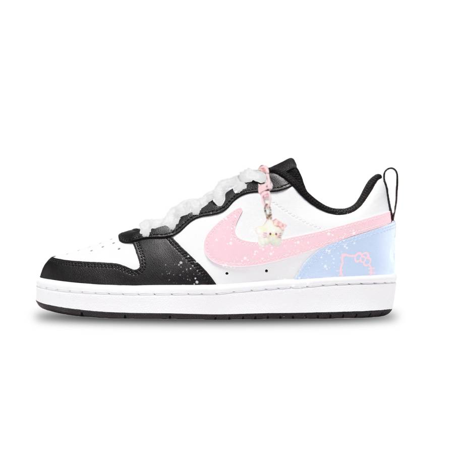 Nike Nike Court Borough Leather Abrasion Resistant Abrasion Resistant Low top Kids' Skateboarding Shoes Unisex