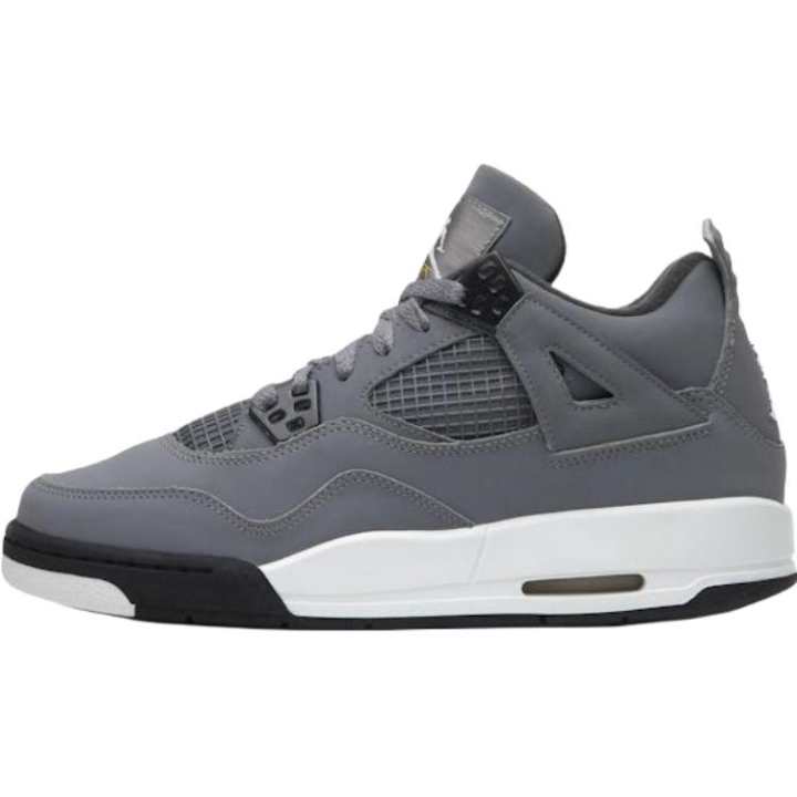 Jordan Jordan Air Jordan 4 High top Basketball Shoes Gray Unisex
