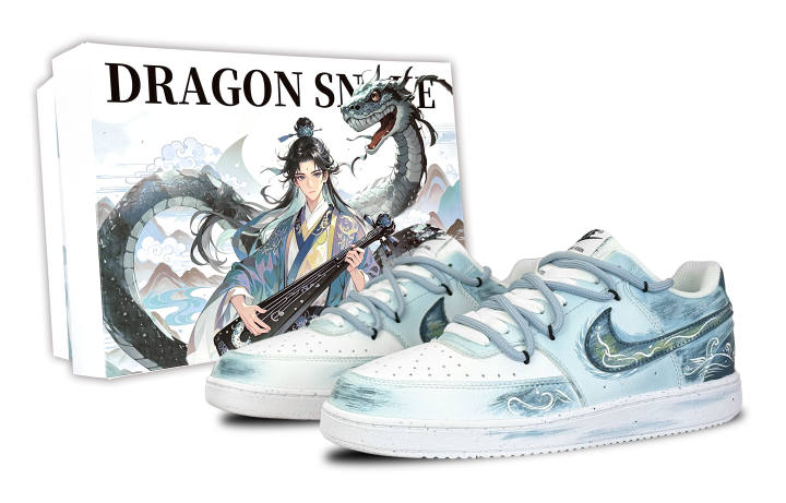Nike Nike Court Vision 1 Illusion, Tide Messenger, Special Packaging Abrasion Resistant Slip Resistant Low top