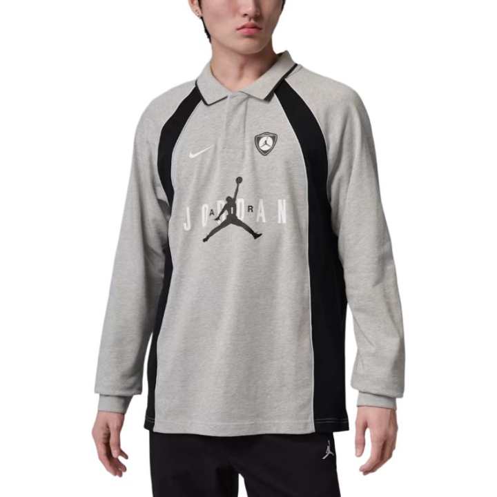 Jordan Jordan Flight Men's Long-Sleeve Polo Jersey