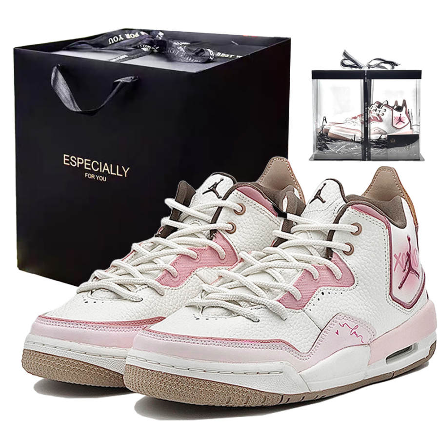 Jordan Jordan Courtside 23 Court Vision 1 Low Next Nature Love Story Synthetic Leather Fashion Trend Slip Resistant Cushioning