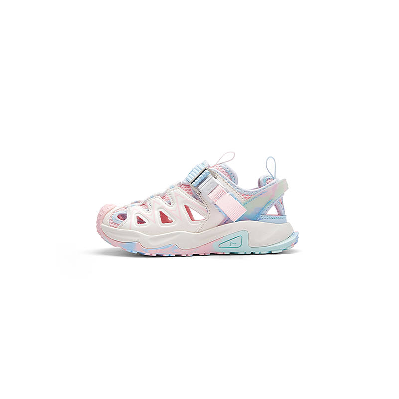 BALABALA Synthetic Leather, Textile Breathable Low top Children's Sandals Blue Purple