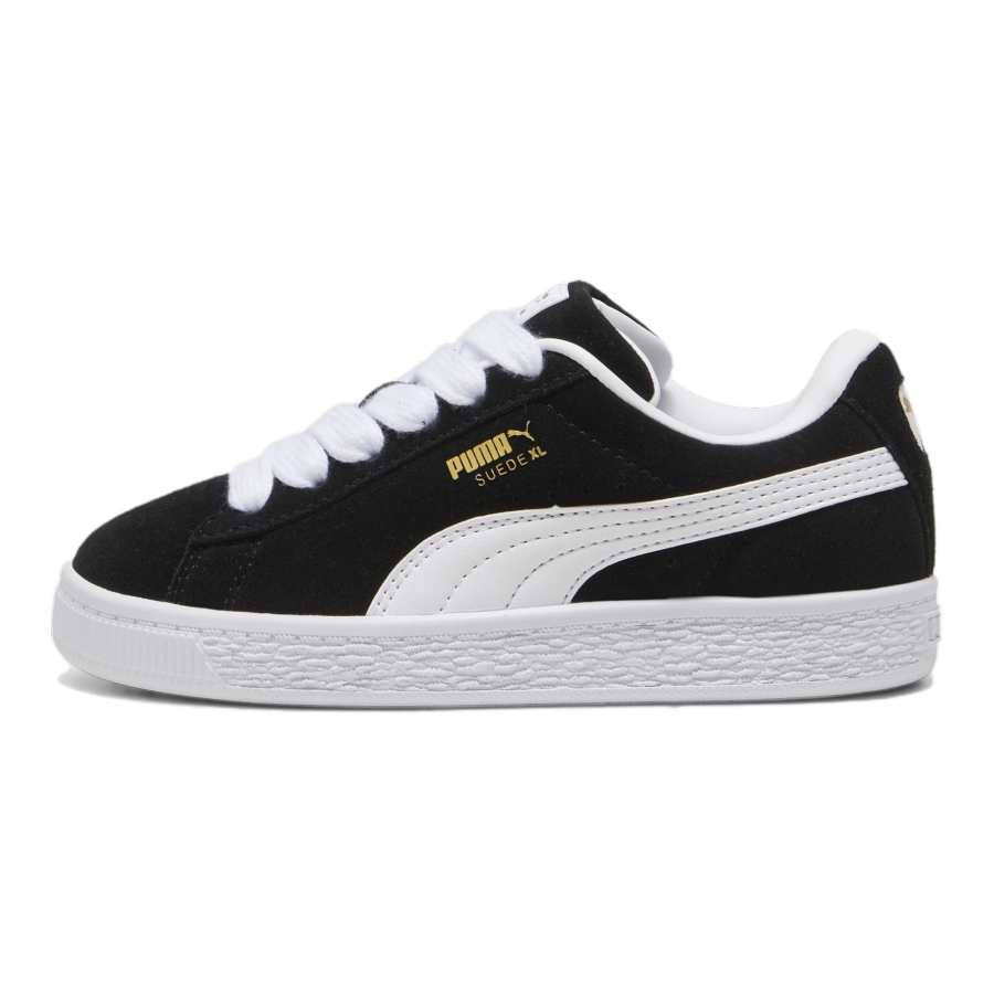 PUMA Suede Abrasion Resistant Low top Kids' Skateboarding Shoes Black Kids'