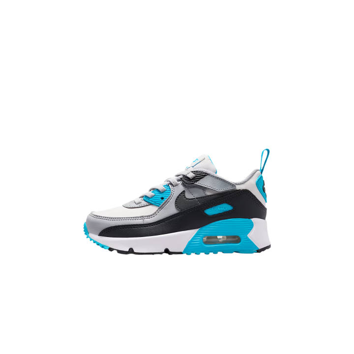 Nike Nike Air Max 90 Kids' Running Shoes White Blue Children Aged 3 7 Years Old