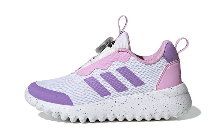 Adidas Adidas ActiveFlex BOA 3.0 Breathable Low top Kids' Running Shoes White Purple Kids'
