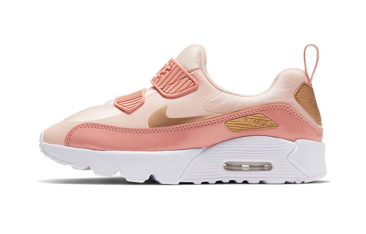 Nike Nike Air Max Tiny 90 Cushioning Low top Kids Lifestyle Shoes White Pink Children Aged 3 7 Years Old