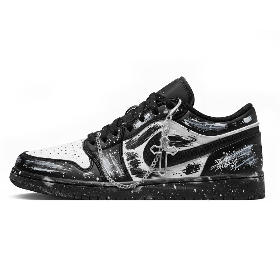 Jordan Jordan Air Jordan 1 Low Three Times Laboratory, Horse Year Limited, Xuan Xu Mei Chi Synthetic Leather