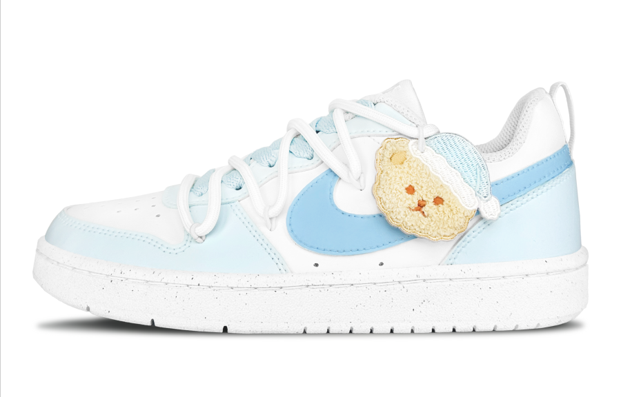 Nike Nike Court Borough Sleepy Bear, Shimmery Cat Slip Resistant Abrasion Resistant Cushioning Low top