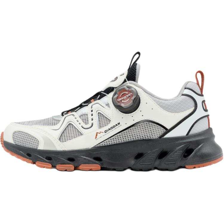 QIAODAN Low top Kids' Casual Shoes Gray White Teenagers