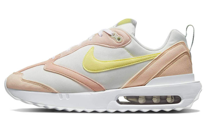 Nike Nike Air Max Dawn Cushioning Abrasion Resistant Low top Casual Shoes Pink Yellow Unisex