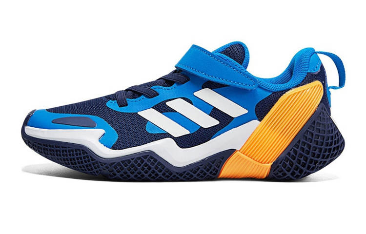 Adidas Adidas 4Uture Rnr El K Comfortable Slip Resistant, Abrasion Resistant, Lightweight Sports Casual Shoes Blue White Kids'