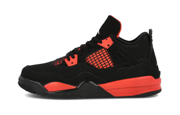 Jordan Jordan Air Jordan 4 'Red Thunder And Lightning Slip Resistant Cushioning Abrasion Resistant Breathable