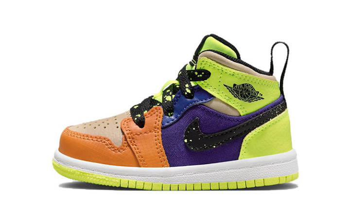 Jordan Jordan 1 Mid SE Volt Vivid Orange TD
