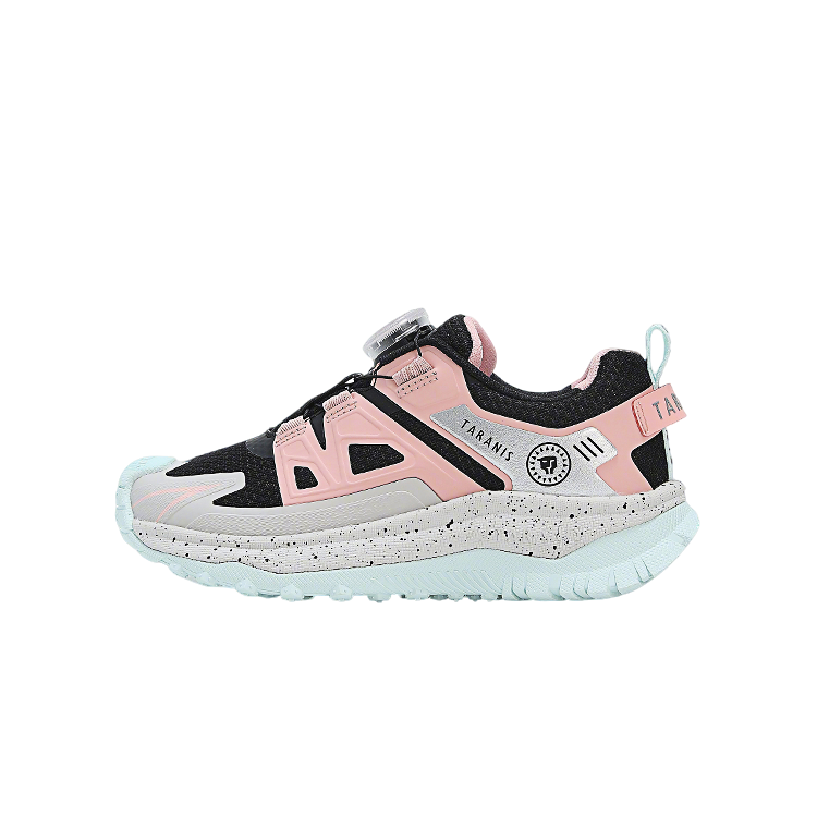 TARANIS Fabric Low top Outdoor Shoes Black/Dry Rose Pink Kids'